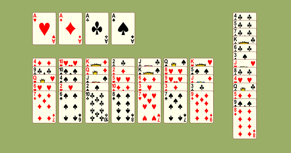 Free Cell Solitaire (Two decks) - Panoidl ENTERTAINMENT